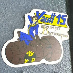 CABARET Sexy Pinup Gorgeous Sticker Retro Vintage BomberGirl Ace Pilot